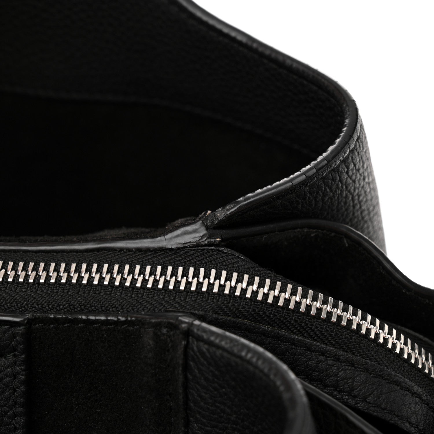 Celine Baby Grained Calfskin Medium Tri-Fold Bag Black 21 of 21