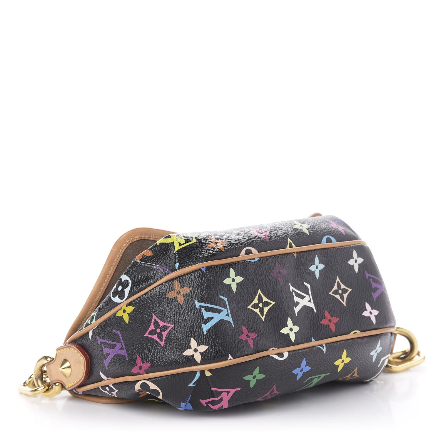 Louis Vuitton Monogram Multicolor Patti Black 4 of 14