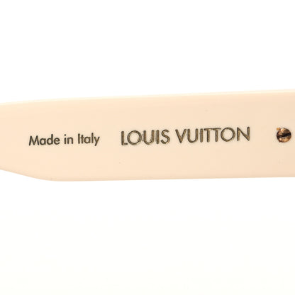 Louis Vuitton Acetate My Monogram Soft Cat Eye Sunglasses Z1707W White 5 of 10