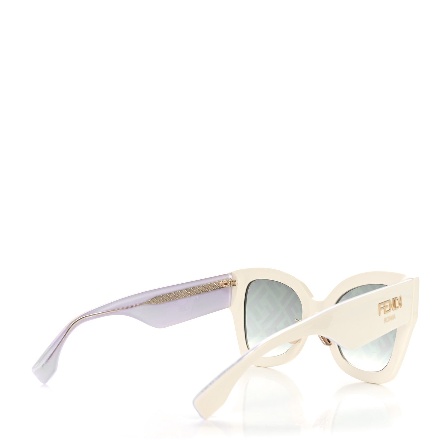 Acetate FF Sunglasses FF 0434/G/S White Gold