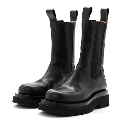 Bottega Veneta Calfskin The Lug Chelsea 55mm Boots 35.5 Black 3 of 9