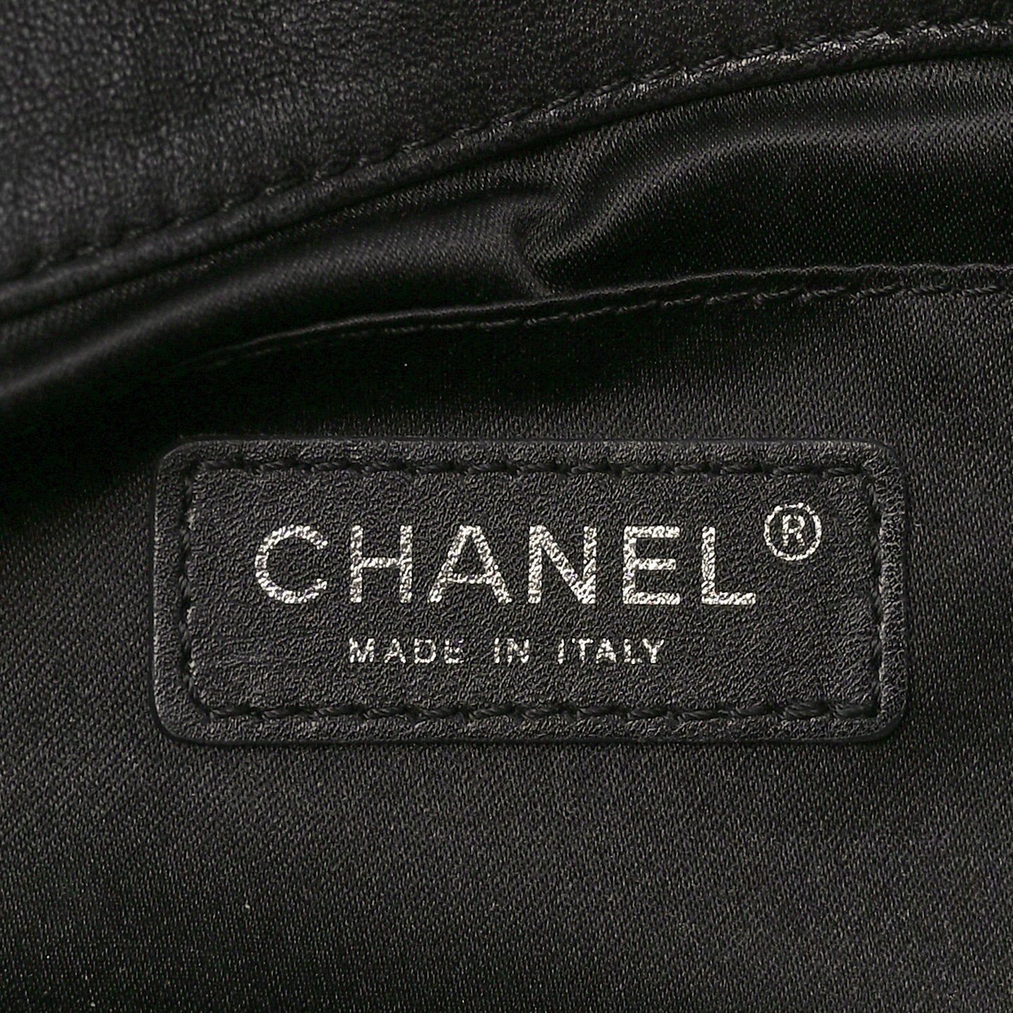 Lambskin Quilted Chanel 3 Accordion Flap Bag Black
