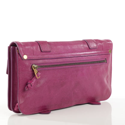 Proenza Schouler Lambskin PS1 Pochette Clutch Lemon 4 of 10