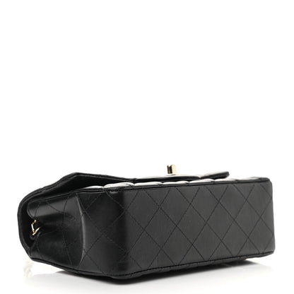 Chanel Lambskin Quilted Mini Rectangular Flap Black 4 of 12