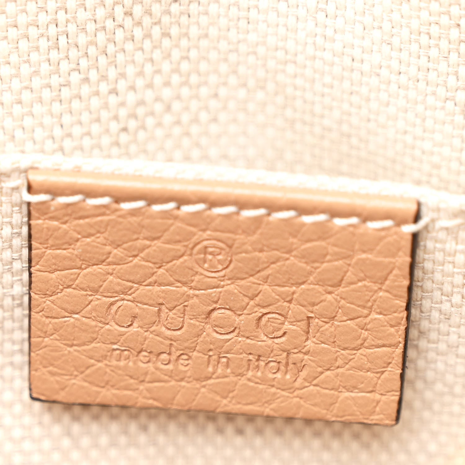 Gucci Pebbled Calfskin Small Soho Disco Bag Camelia 6 of 10