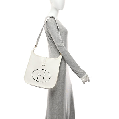 Hermes Epsom Evelyne GM White 2 of 11