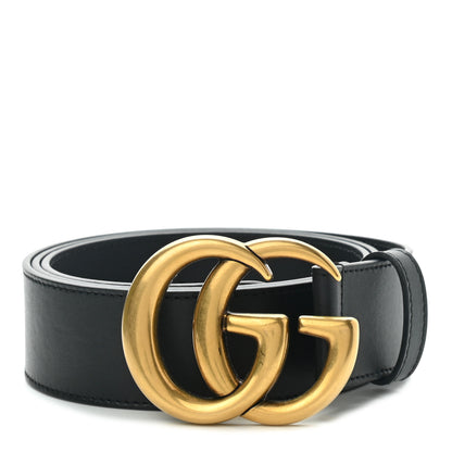 Gucci Calfskin Double G 40mm Belt 100 40 Black 1 of 4