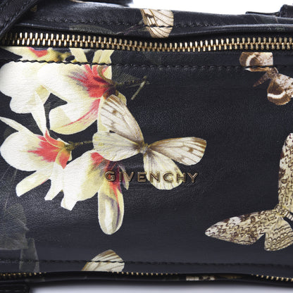 Givenchy Lambskin Magnolia and Moth Print Mini Pandora Black 9 of 9