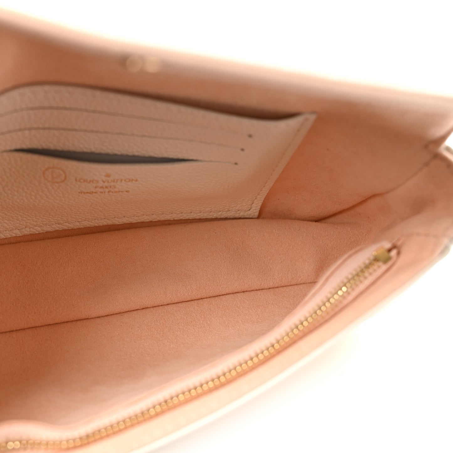 Empreinte Monogram Giant Ivy Wallet On Chain Latte Chamallow