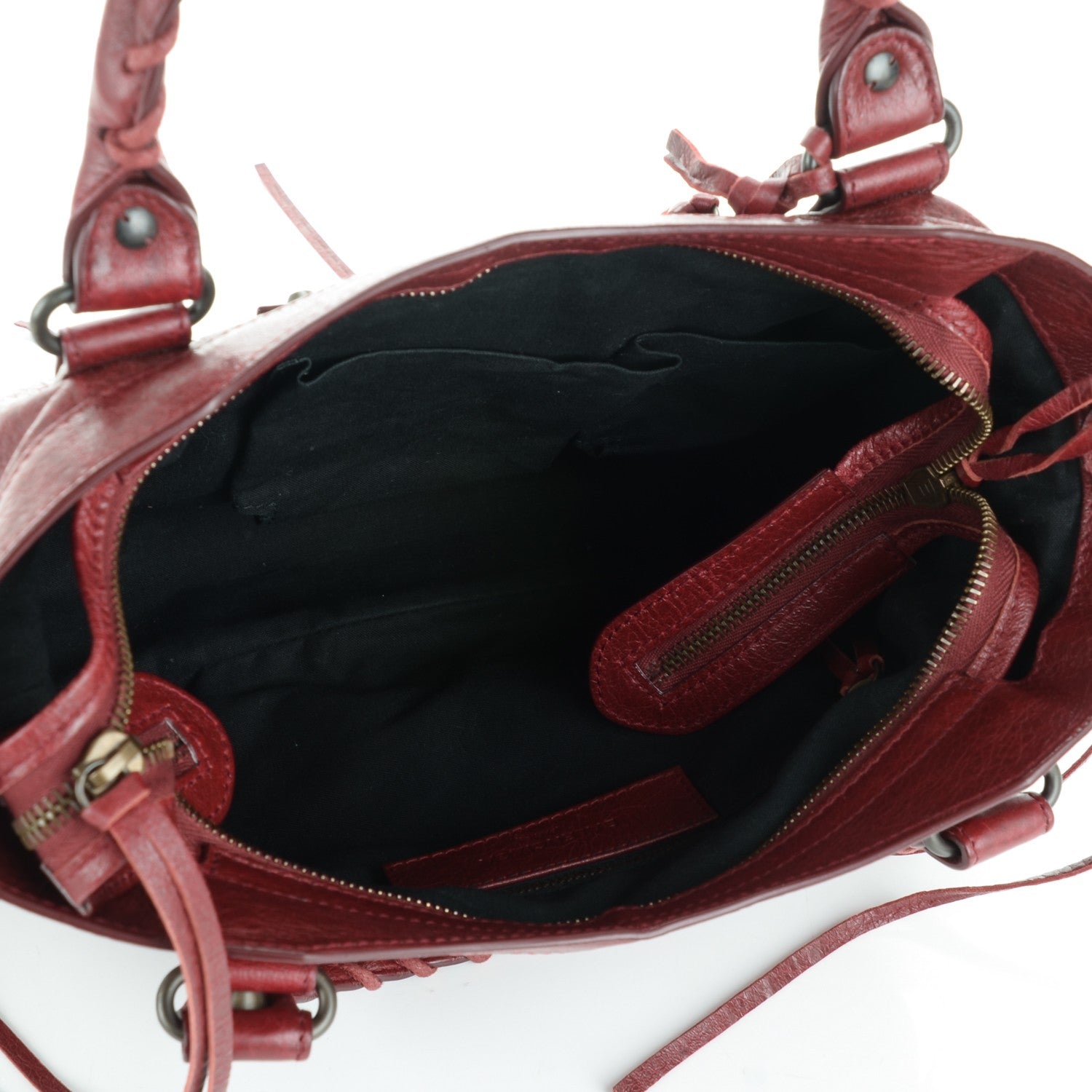 Balenciaga Agneau Classic Hardware Town Rouge Cerise 5 of 8