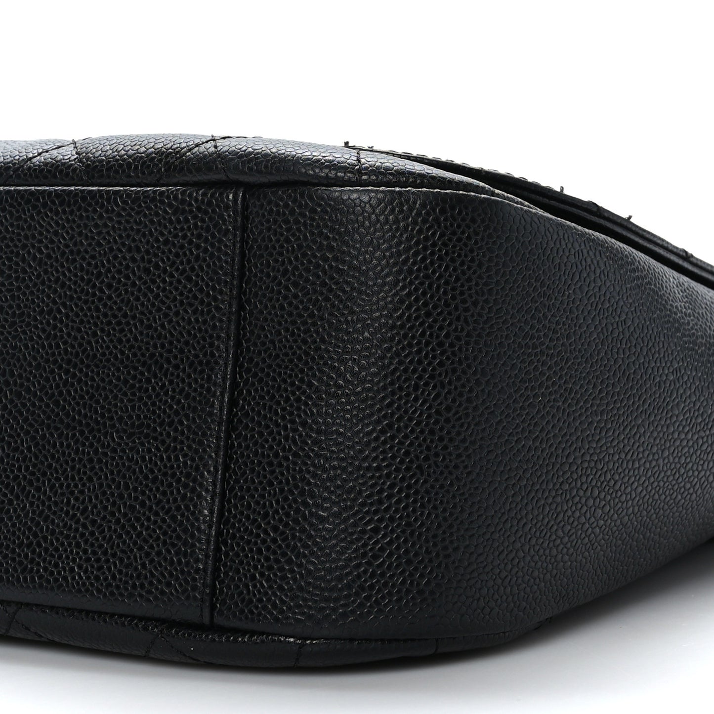 Caviar Quilted Timeless CC Messenger Flap Black