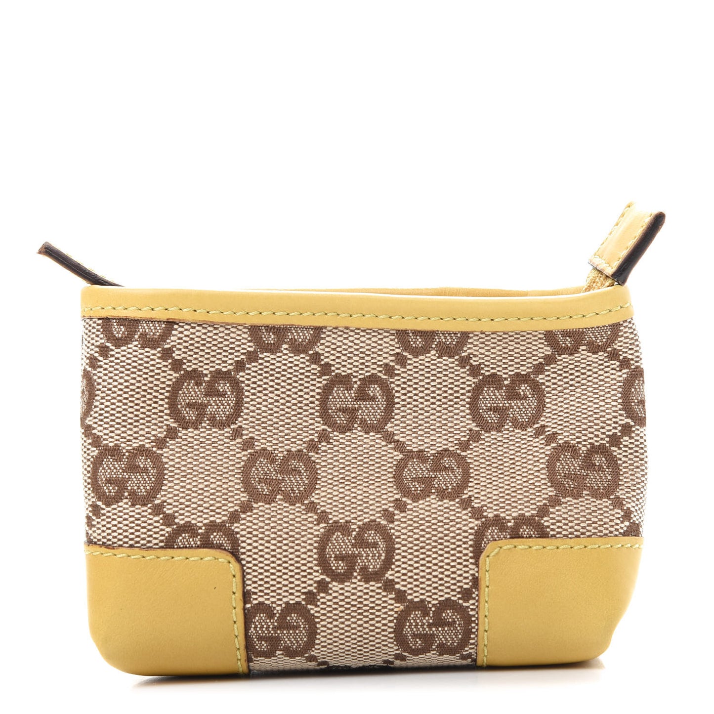 Monogram Pouch Yellow