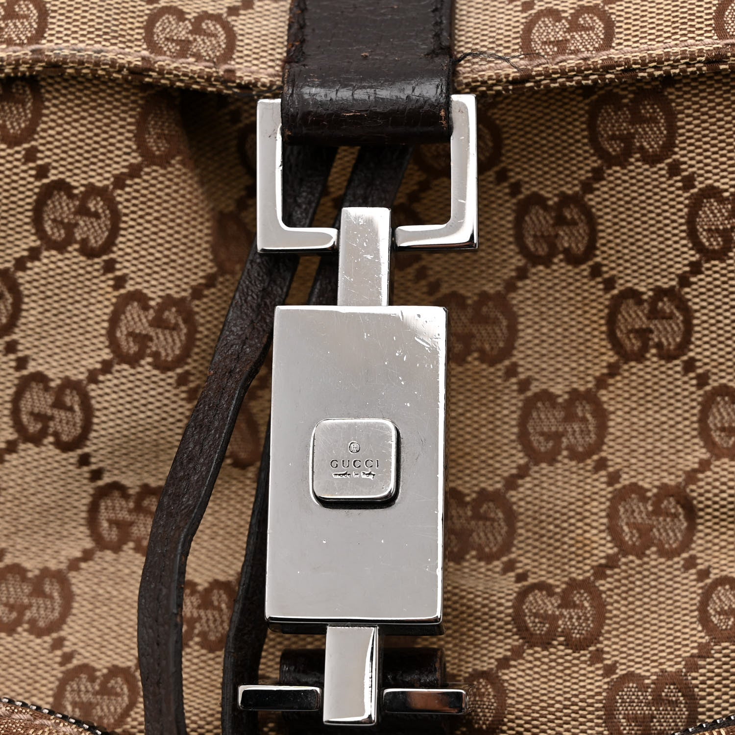 Gucci Monogram Backpack Dark Brown 17 of 18