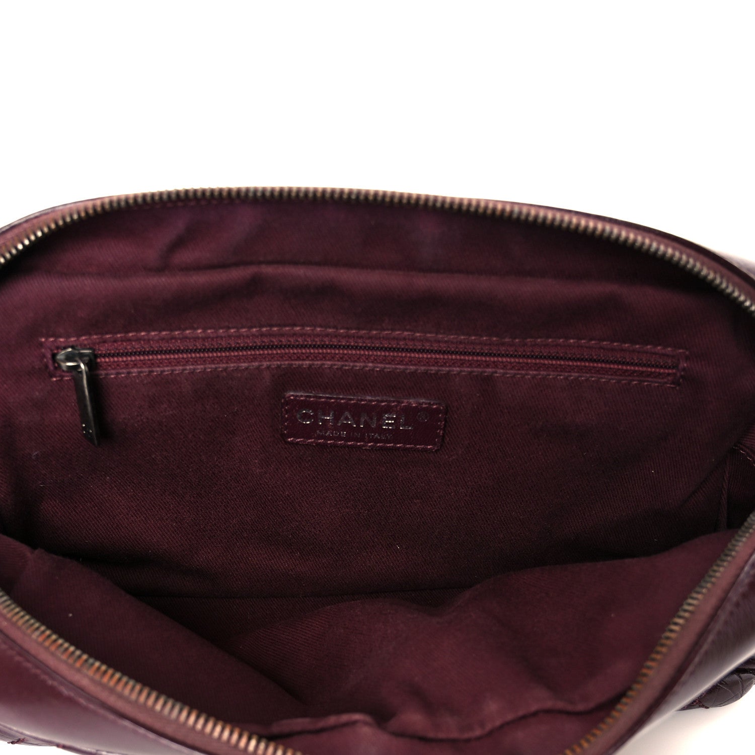 Chanel Aged Calfskin Medium New Portobello Flap Burgundy 5 of 11