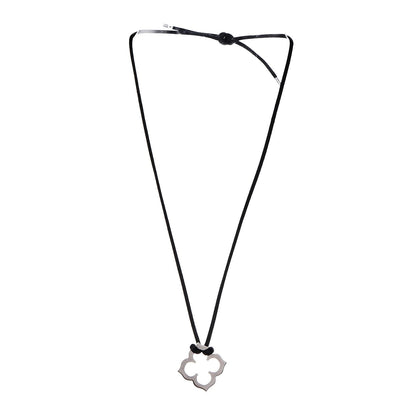 Cartier 18K White Gold Clover Necklace 3 of 5