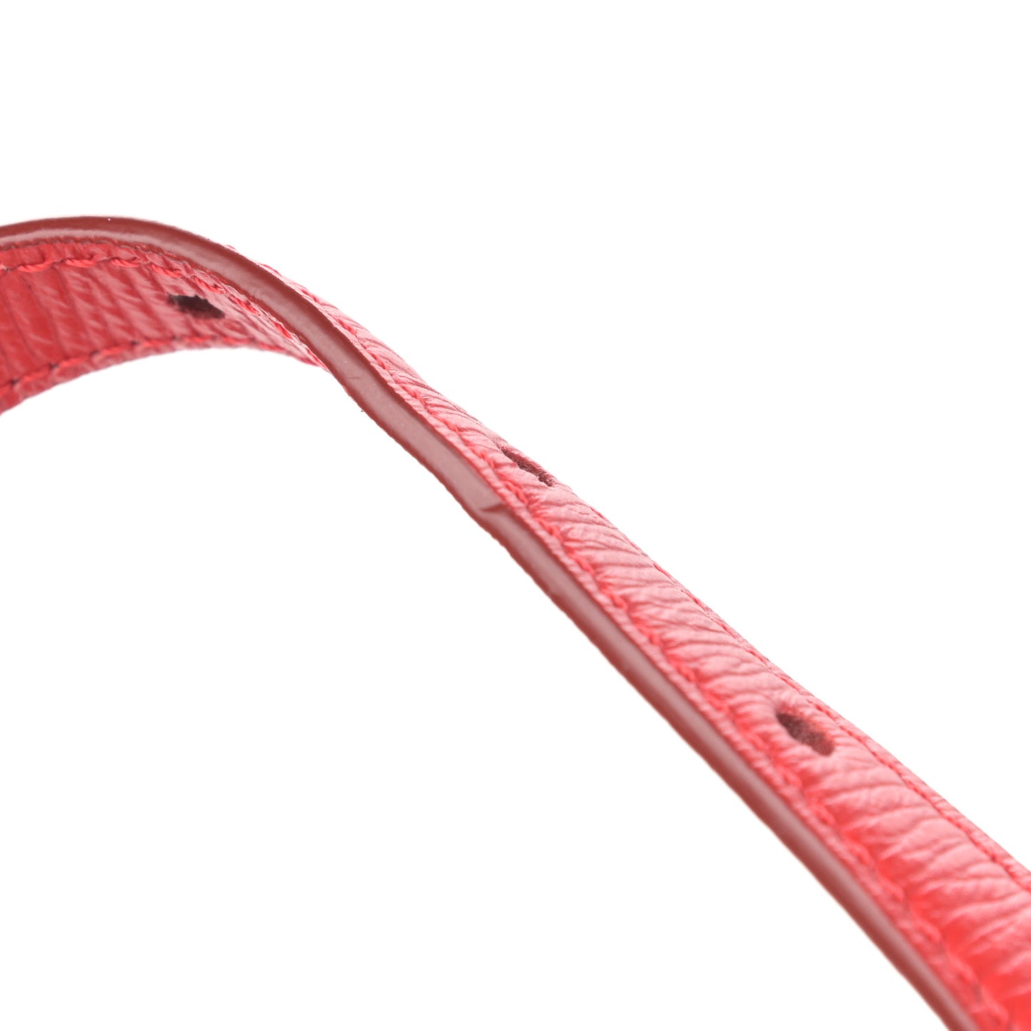 Textured Calfskin Mini Pandora Box Crossbody Bag Red