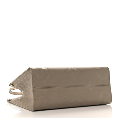 Louis Vuitton Empreinte Monogram Giant Onthego MM Tourterelle 4 of 9