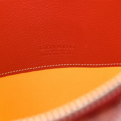 Goyard Goyardine Senat Pochette MM Red 6 of 8