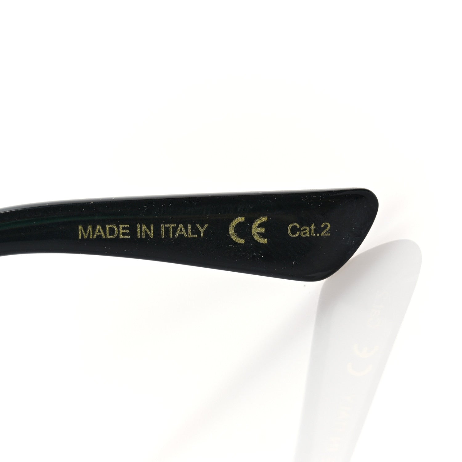 Gucci Metal Square Frame GG0593SK Sunglasses Gold Black 6 of 8