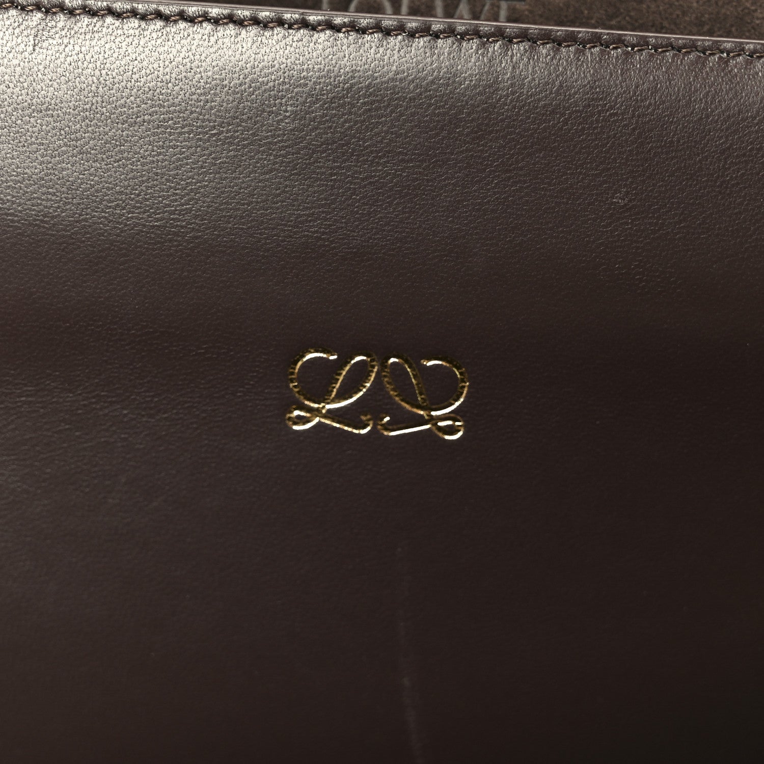 Loewe Suede Calfskin Large Amazona 180 Dark Chestnut 8 of 11
