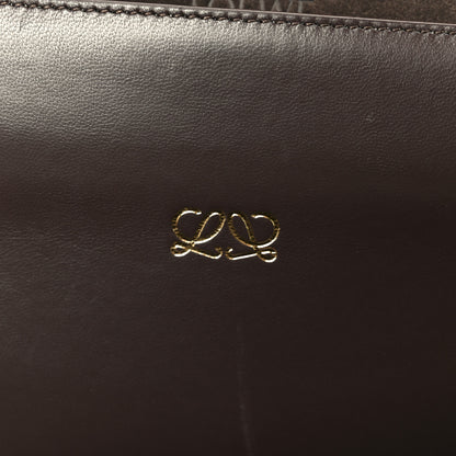 Loewe Suede Calfskin Large Amazona 180 Dark Chestnut 8 of 11