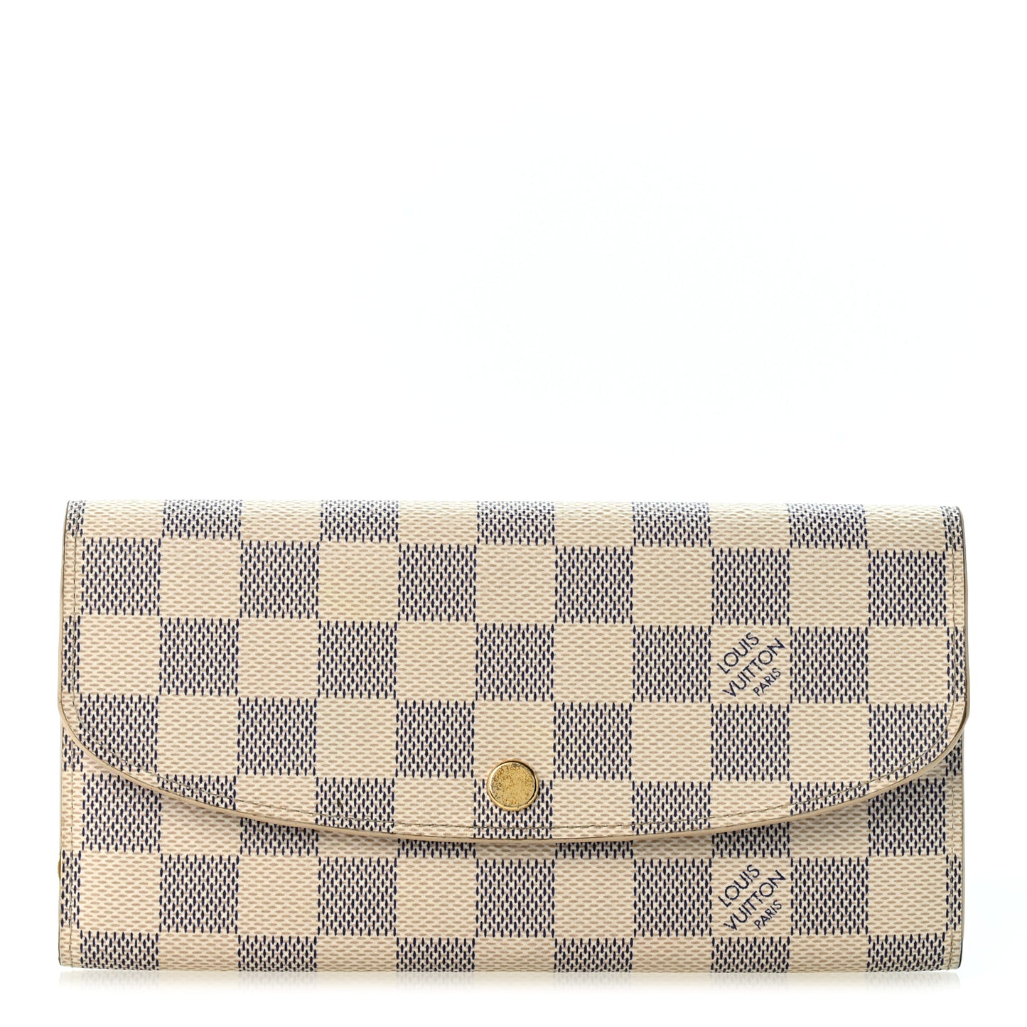 Damier Azur Emilie Wallet Rose Ballerine