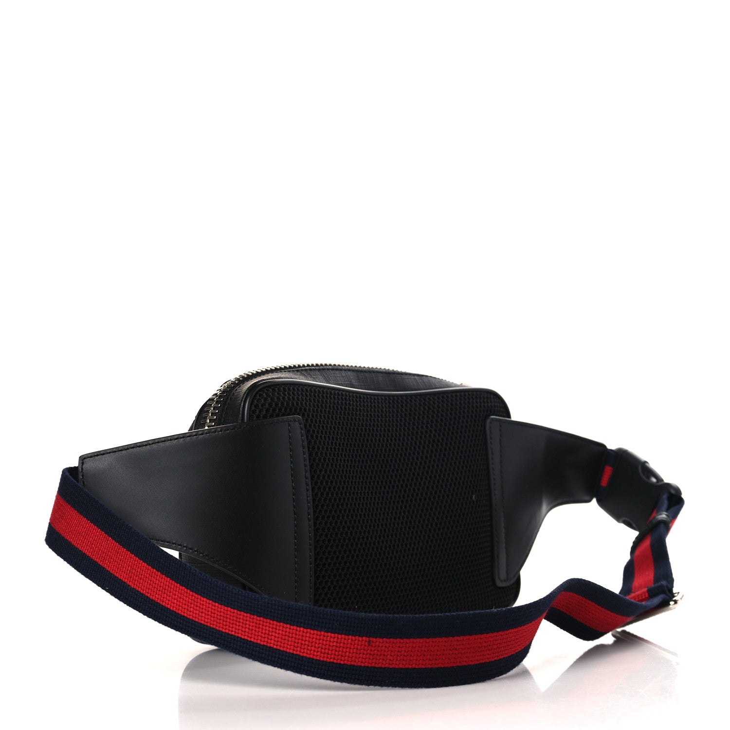 Gucci Soft GG Supreme Monogram Web Belt Bag Black Grey 3 of 9