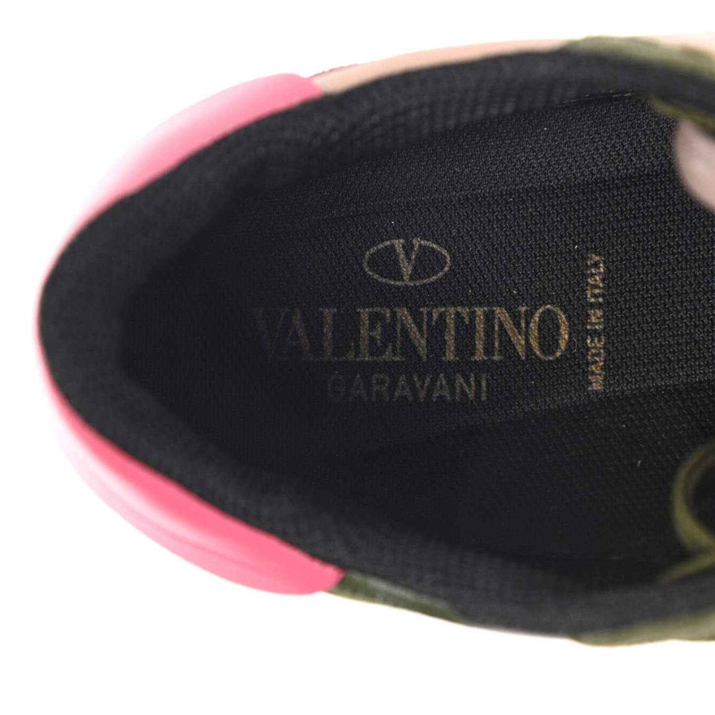 Nappa Suede Camouflage Womens Rockrunner Sneakers 37 Army Green Multicolor