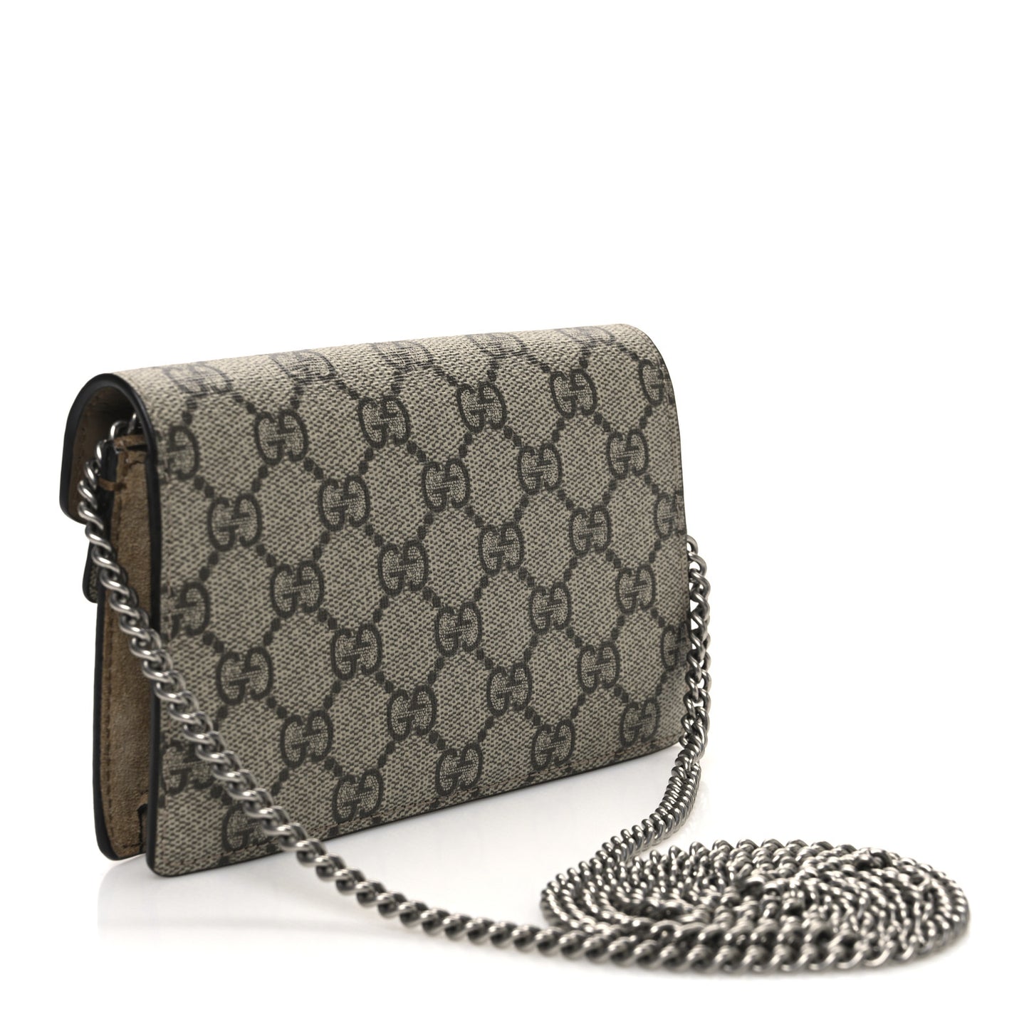 GG Supreme Monogram Super Mini Dionysus Shoulder Bag Taupe