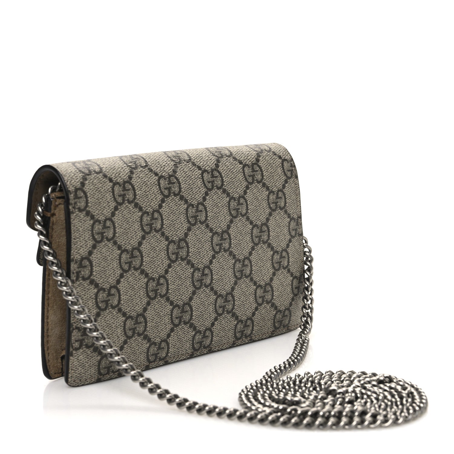Gucci GG Supreme Monogram Super Mini Dionysus Shoulder Bag Taupe 3 of 9