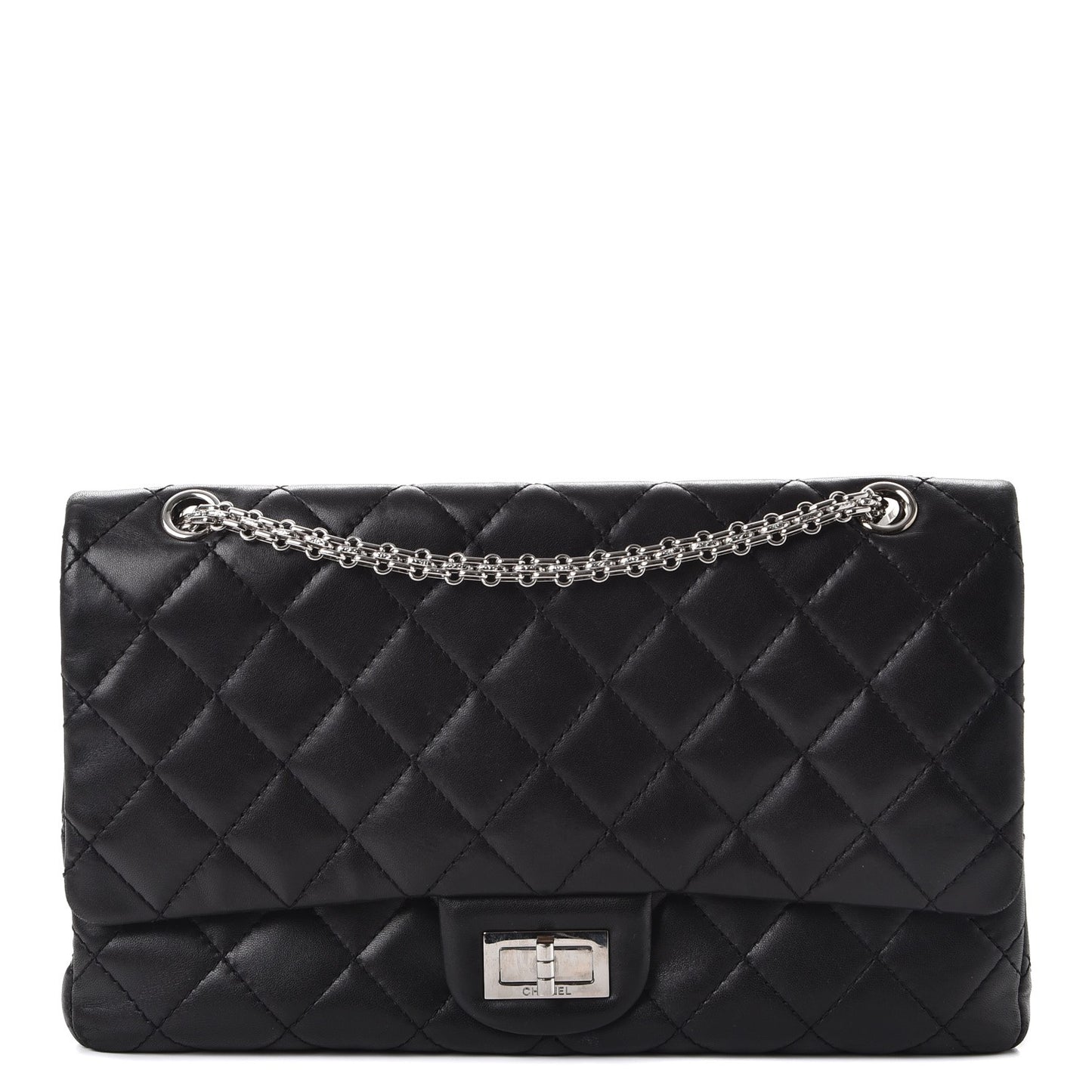 Lambskin Quilted 2.55 Reissue 227 Flap Black