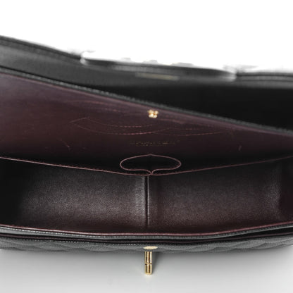 Chanel Caviar Quilted Jumbo Double Flap Black 9 of 11