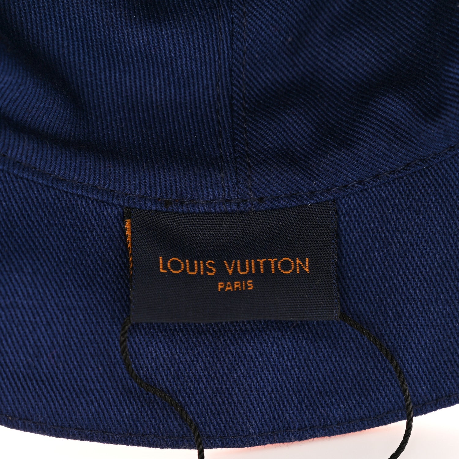 Louis Vuitton Monogram Denim Transformable Bob Bucket Hat 58 Blue Orange 6 of 8