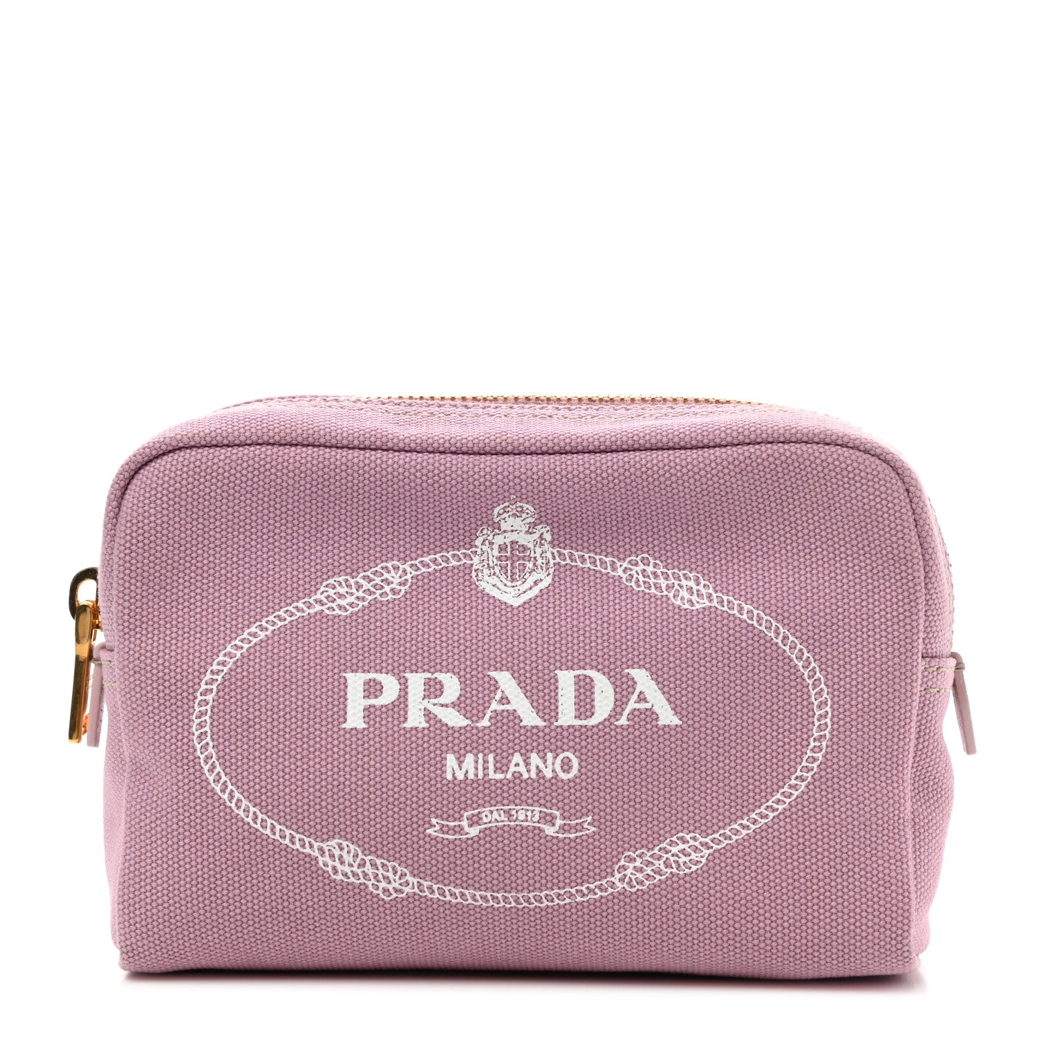 PRADA 　カナパ　ALABASTRO Prada Canvas Canapa Logo Pouch Alabastro 1036161 – FASHIONPHILE