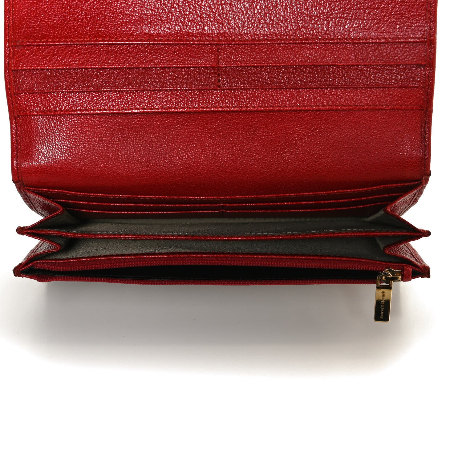 Burberry Haymarket Check Continental Wallet Red 5 of 10