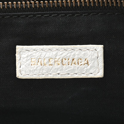 Balenciaga Agneau Graffiti All Over Classic Hardware City White Bleu Rouge 6 of 9