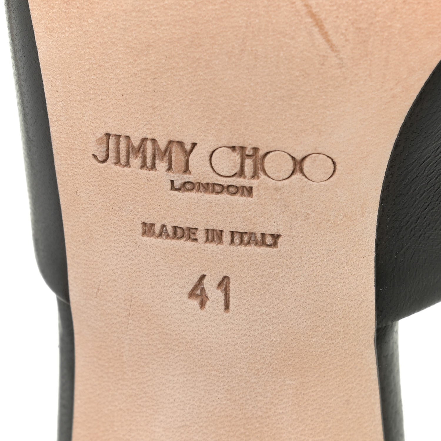 Jimmy Choo Sae 90 Sandals 41 Black Gold 11 of 12