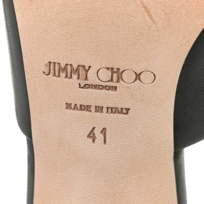 Jimmy Choo Sae 90 Sandals 41 Black Gold 11 of 12