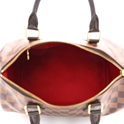 Louis Vuitton Damier Ebene Speedy 30 5 of 16