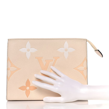 Louis Vuitton Empreinte Monogram Giant By The Pool Toiletry Pouch 26 Cream Saffron 2 of 8