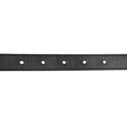 Gucci Calfskin Pearl Double G 20mm Belt 85 34 Black Cream 3 of 8