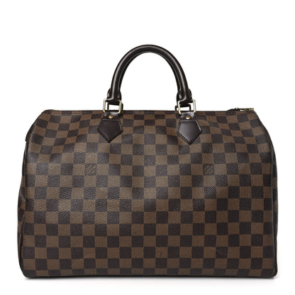Louis Vuitton Damier Ebene Speedy 35 1 of 8