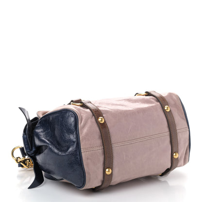 Miu Miu Vitello Lux Mini Bow Bag Mughetto Multicolor 3 of 4