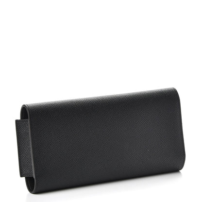Hermes Epsom Passant Long Wallet Black 4 of 12