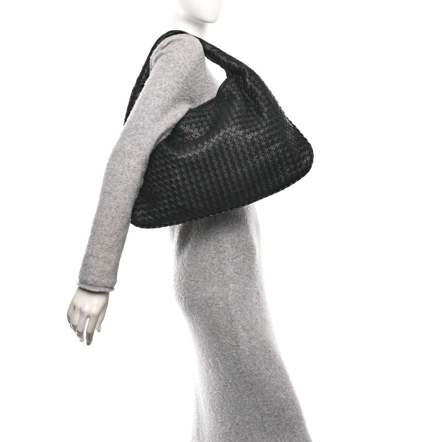 Bottega Veneta Nappa Intrecciato Large Veneta Hobo Black 2 of 12
