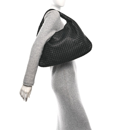 Bottega Veneta Nappa Intrecciato Large Veneta Hobo Black 2 of 12