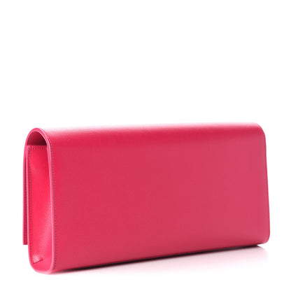 Saint Laurent Grain De Poudre Classic Monogram Cassandre Clutch Lipstick Fuchsia 3 of 6