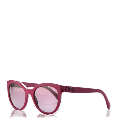 Chanel Pantos CC Signature 5315 Sunglasses Fuchsia 1 of 8