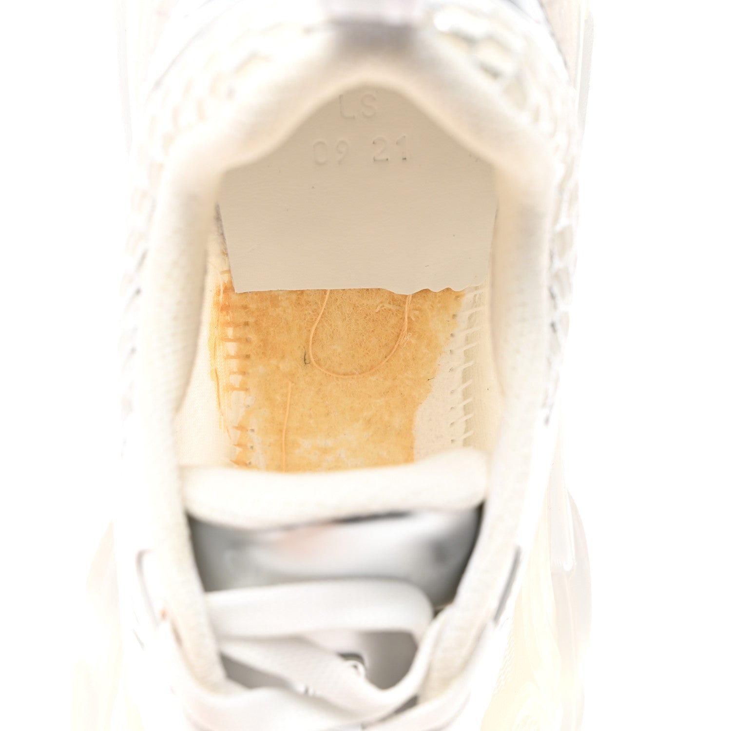 Christian Dior Matte Technical Fabric Mesh Dior Vibe Sneakers 39 White Silver 9 of 10