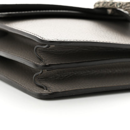 Gucci Pebbled Calfskin Small Dionysus Shoulder Bag Dusty Grey 9 of 11